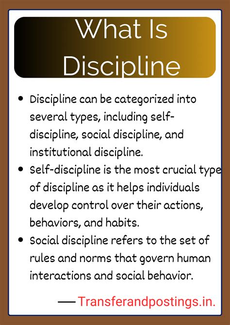 discipline 